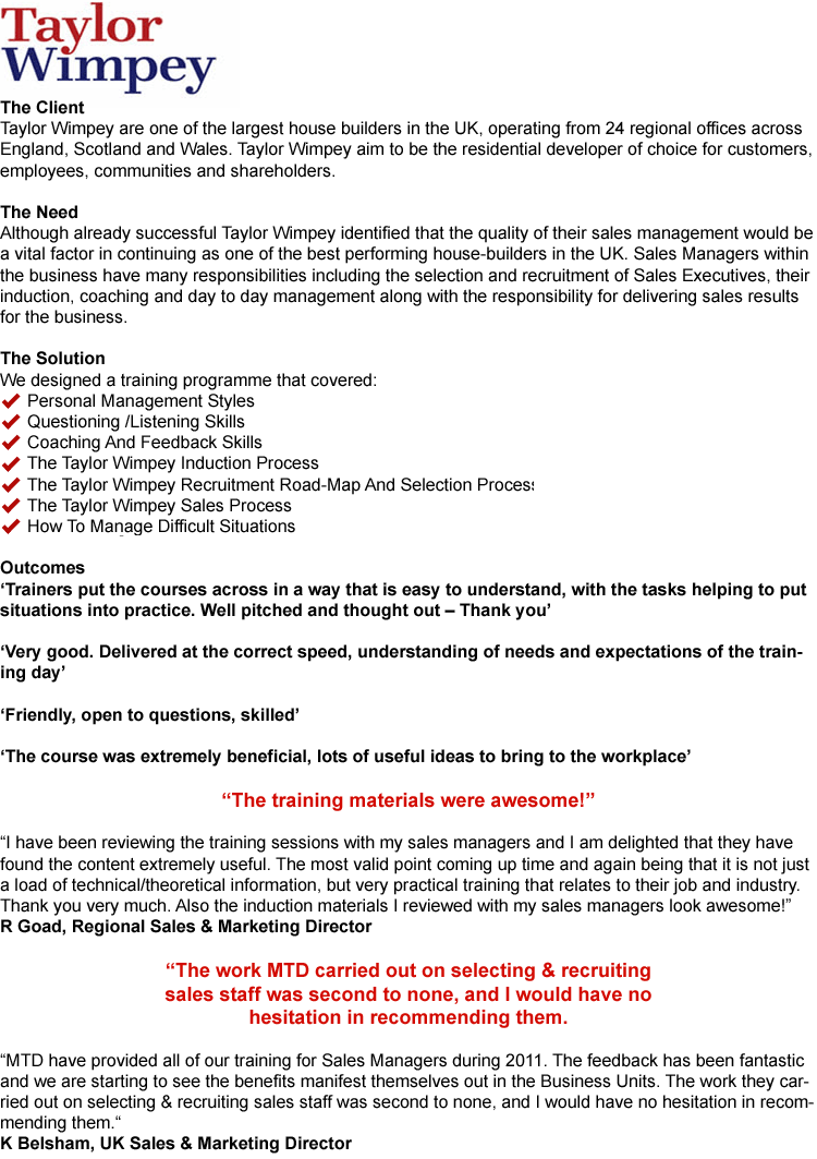 sales staff responsibilities
