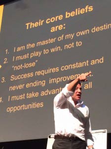 Jordan Belfort in action