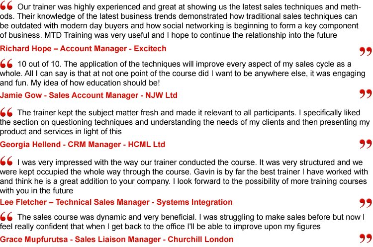 KAM Testimonial