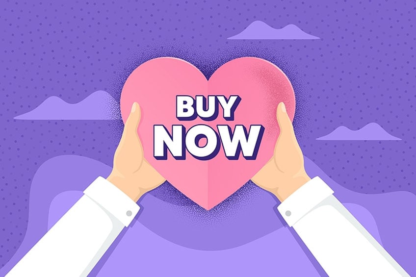 buy now heart