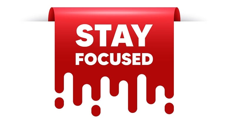 stay focused illustration