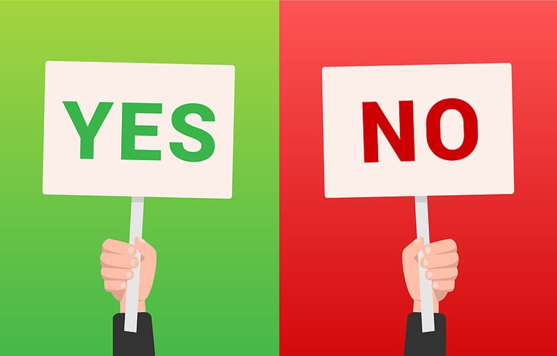 yes no illustration