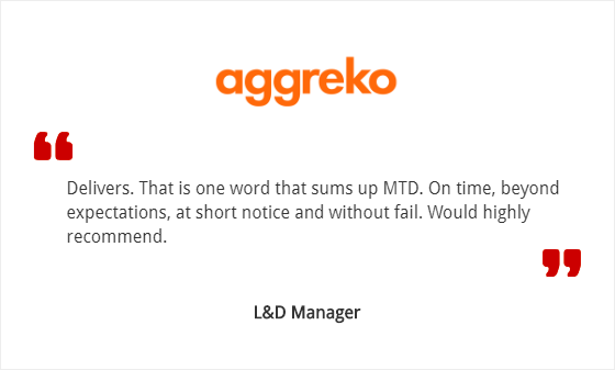 Aggreko testimonial