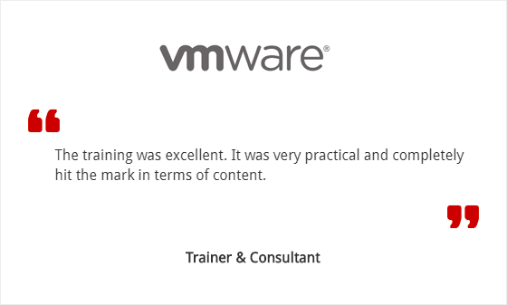 VMWare testimonial