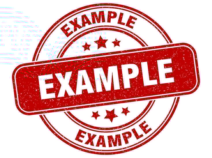stamp example
