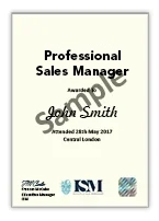 Selling Skills Professional Certificate