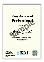 Selling Skills Professional Certificate
