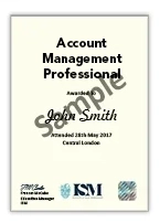 Selling Skills Professional Certificate